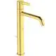 IS-Waschtischarmatur-JOY-m-verl-Sockel-m-Ablgarn-Ausld-170mm-Brushed-Gold-BC781A2 gallery number 3